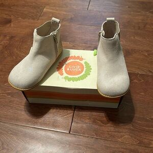 Livie & Luca gold shimmer boots